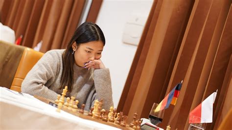 Dinara Wagner Mit Ihrem Ersten Sieg Fide Frauen Grand Prix M Nchen