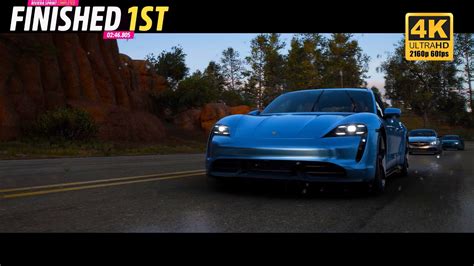 Forza Horizon 5 Riviera Spring Wet Race With 2020 Porche Taycan