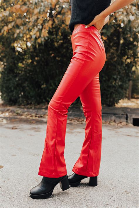 The Pip High Waist Faux Leather Pants • Impressions Online Boutique