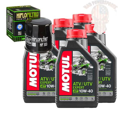 Oil Change Kit For Polaris Xpedition Motul Technosynthese W