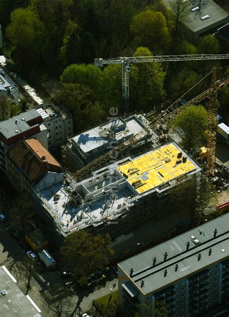 Luftbild Berlin Baustelle Zum Neubau Eines Wohnhauses An Der