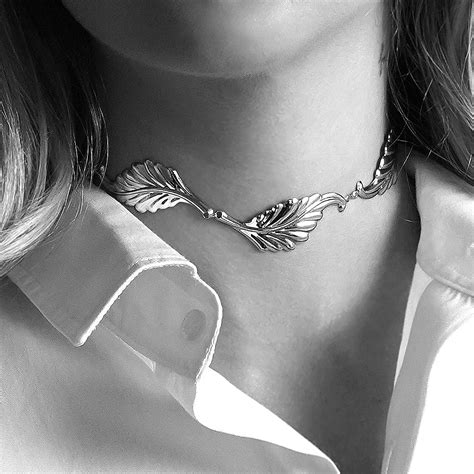 Choker Gr Cia Em Banho Prata Orfhen Acess Rios Legais E Descolados