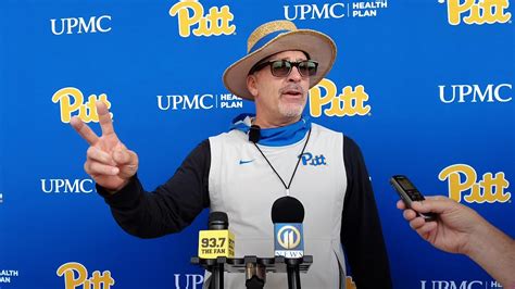 Pitt Football Training Camp Pat Narduzzi Youtube