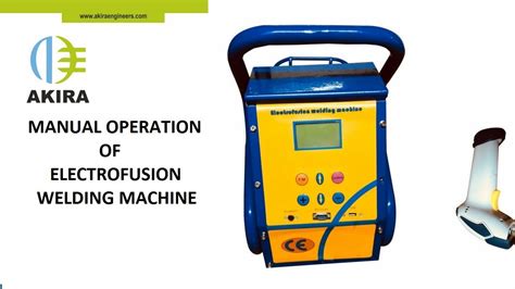 Manually Operation Of Hdpe Electrofusion Welding Machine Demo Video