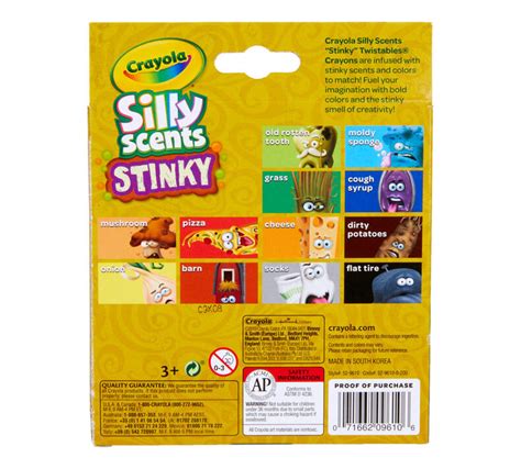 12 Silly Scents Stinky Mini Twistables Crayons | Crayola.com | Crayola