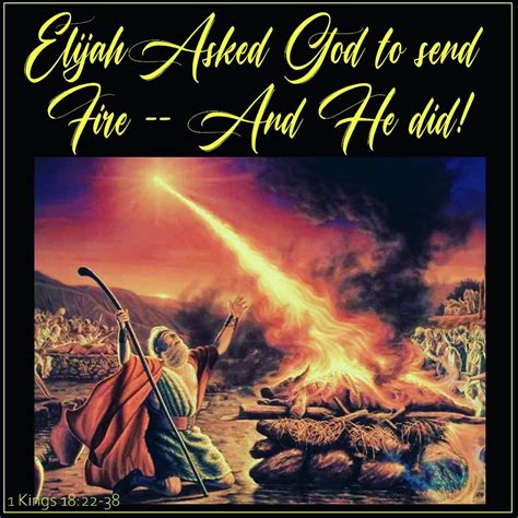 Scripture For Today Elijah God S Fire Jesus Our Blessed Hope