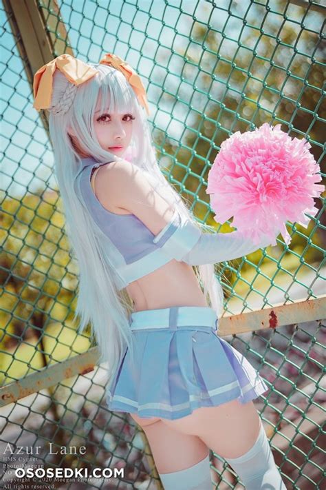 沖田凜花Rinka HMS Cygnet cheerleader ver アズールレーン naked cosplay asian