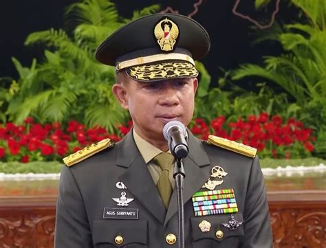 Ini Dia Sosok Jenderal Agus Subiyanto Calon Kuat Panglima Tni Total