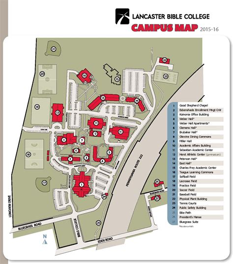 Lancaster University Campus Map