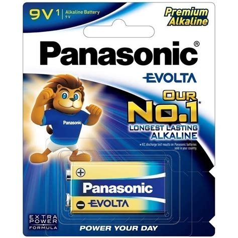 Panasonic Evolta 9v Alkaline Battery 1 Pack