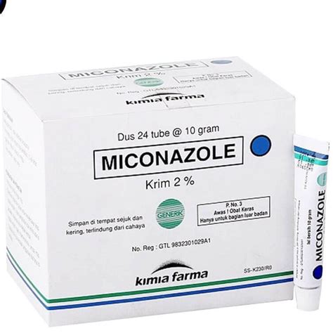 Jual Miconazole Cream Gram Box Isi Tube Shopee Indonesia