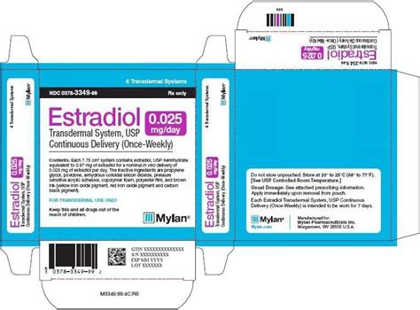 Estradiol Patch Fda Prescribing Information Side Effects And Uses