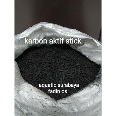 Jual KARBON AKTIF CARBON AKTIF BENTUK STICK PELET FILTER AQUARIUM