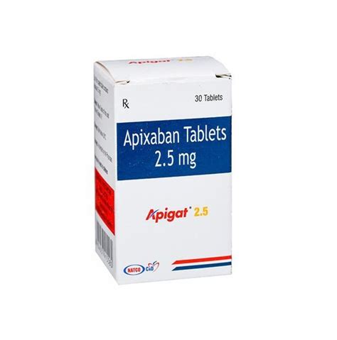 Apigat Apixaban Tablet At ₹ 720box Ambala Id 25867274030