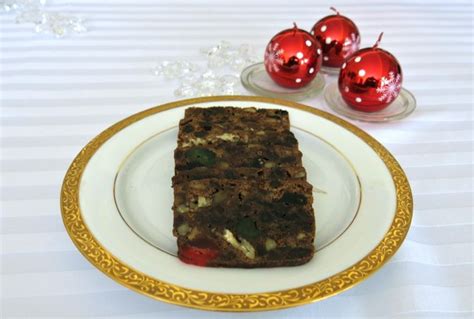 Fruit Cake or Traditional Canadian Christmas Cake with Bourbon