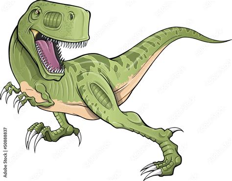 Tyrannosaurus Rex Dinosaur T Rex Vector Illustration Stock Vector