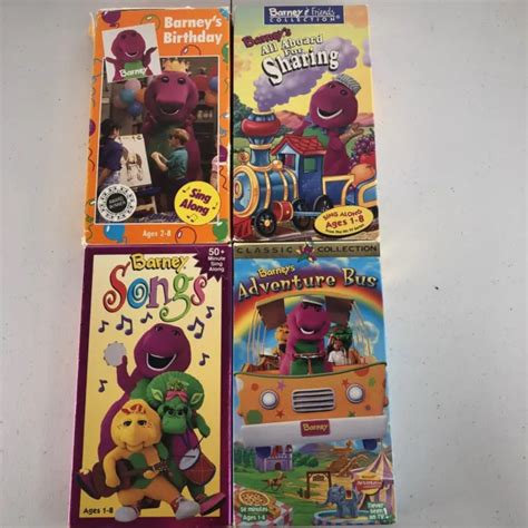 Barney And Friends Vhs Lot Of Two Tapes Working See Photos Of Play The Best Porn Website