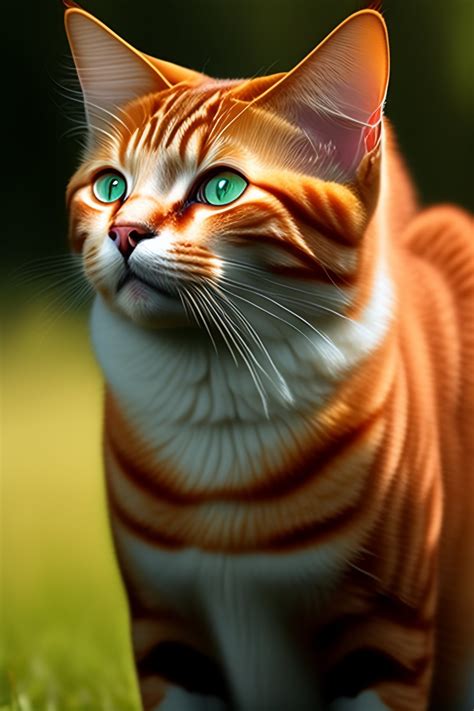 Ginger Cat With Green Eyes Firestar