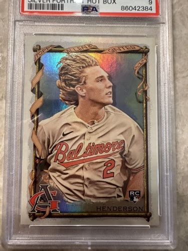 2023 Topps Allen Ginter Silver Portrait 377 Gunnar Henderson RC