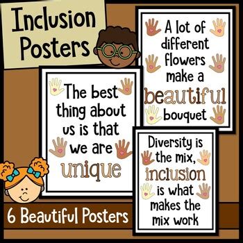 Inclusion / Diversity Posters by Emily Greenwald | TpT