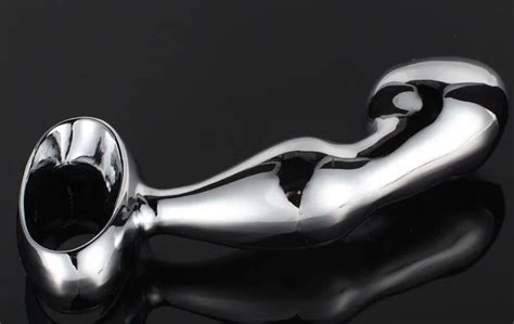 Stainless Steel Anal Plug Metal Prostate Massage Wand Dildo Plugs