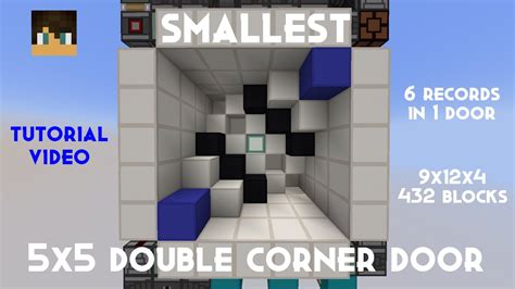 Smallest 5x5 Seamless Full Flush Double Corner Door Tutorial Youtube