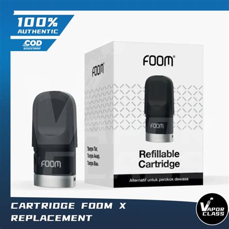 Jual Cartridge Foom X Replacement Catridge Pod Foom X Authentic