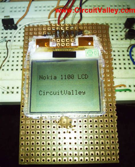 Embedded Engineering : Nokia 1100 LCD Interfacing with Microcontroller