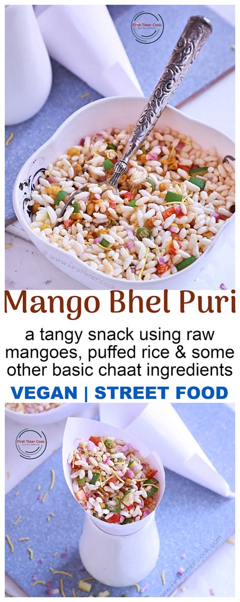 Mango Bhel Puri Raw Mango Puffed Rice Mixture First Timer Cook