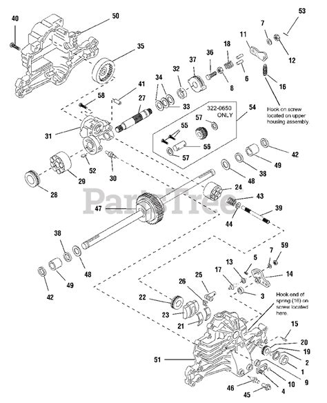 Simplicity 1692602 Simplicity Regent 38 Lawn Tractor 14hp Transaxle Service Parts Parts