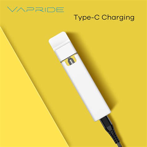 Vapride Ceramic Coil Ml Ml Disposable Vape Pen With Custom Packaging