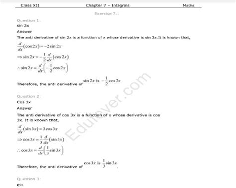 Class 12th Maths Part 2 NCERT Solutions