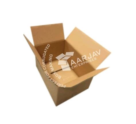 Brown Square Double Wall Ply Corrugated Box At Rs Piece In