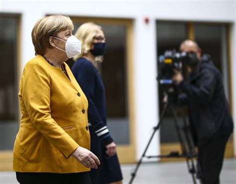 BERLIN, GERMANY – NOVEMBER 2: German Chancellor Angela Merkel, with her ...