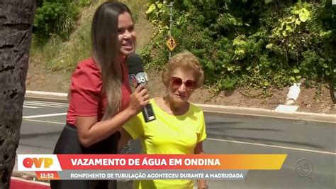 Rompimento de tubulação causa vazamento de água em Ondina Aratu On