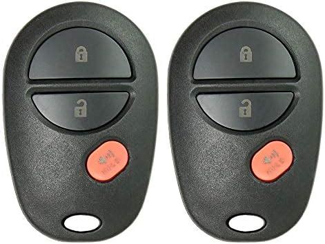 KeylessCanada 2 New Replacement Keyless Entry 5 Button Remote Start