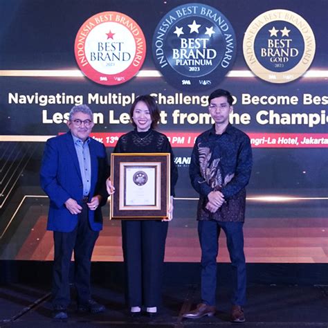 Trac Berhasil Meraih Tripel Platinum Indonesia Best Brand Award Pt