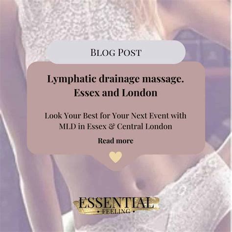 Lymphatic Drainage Massage London Nr Harley St And Essex