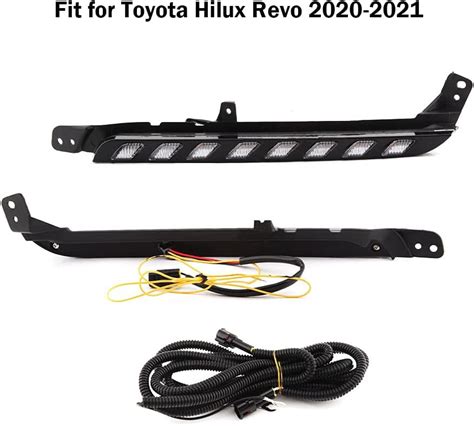 VGETTING Luz de circulación diurna para Toyota Hilux Revo Rocco 2020