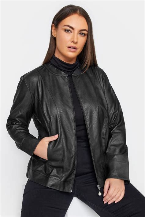 Plus Size Faux Leather Jackets Yours Clothing