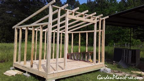 10x12 Lean To Shed Free Garden Plans How To Build Garden Projects