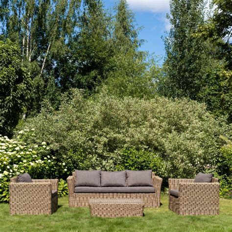 Набор садовой мебели: RATTAN&WOOD OUTDOOR SYH1503W, Алюминий ...