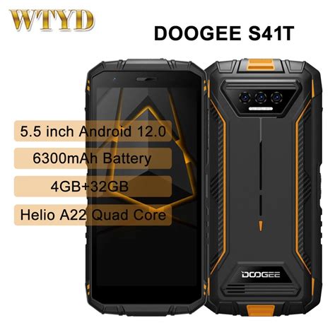 Doogee S T Rugged Phone Gb Gb Ip Ip K Mah Battery