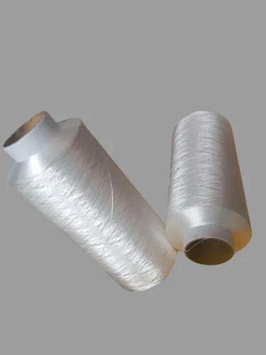 Twisted White Bright Polyester Yarn For Textile Industry At Rs