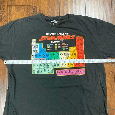 Star Wars Mens Shirt Periodic Table Of Star Wars Ele Gem