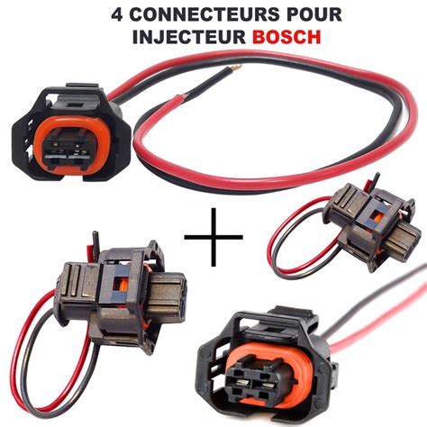 Kit de Réparation Faisceau de Câblage Connecteur pour Injecteur BOSCH