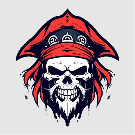 Premium Vector Vintage Pirate Head Vector Mascot