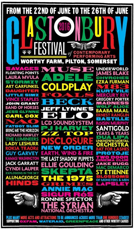 Thoughts on this year's Glastonbury poster? : graphic_design