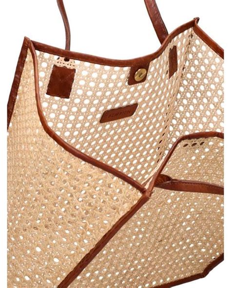 Bembien Rosa Rattan Tote Bag In Natural Lyst