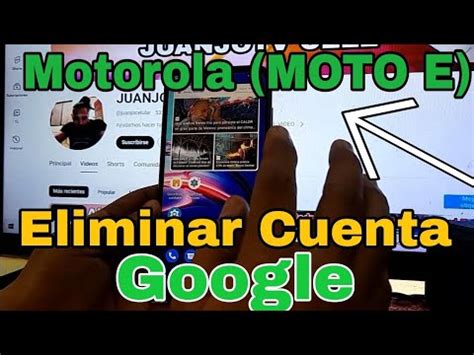 Eliminar Cuenta De Google Moto E Android 11 Quitar Cuenta Google MOTO